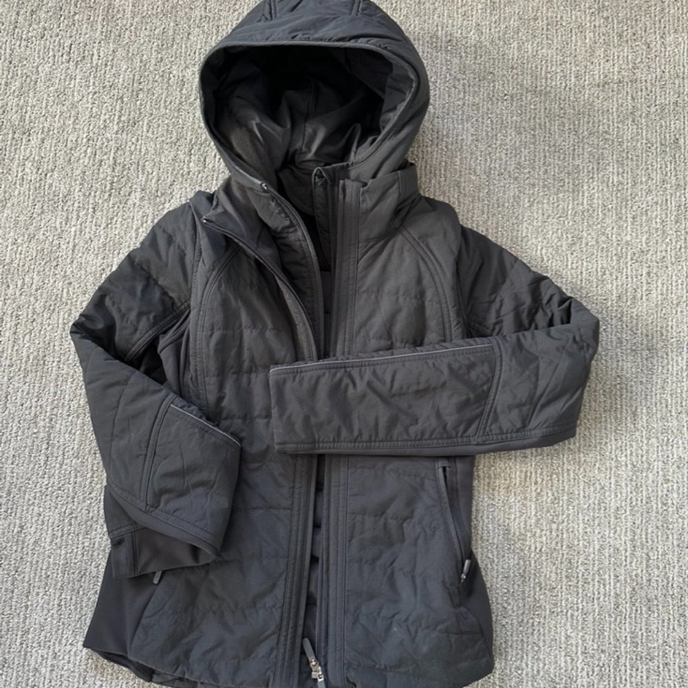 Lululemon Quilted Jacket with removable vest/hood insert